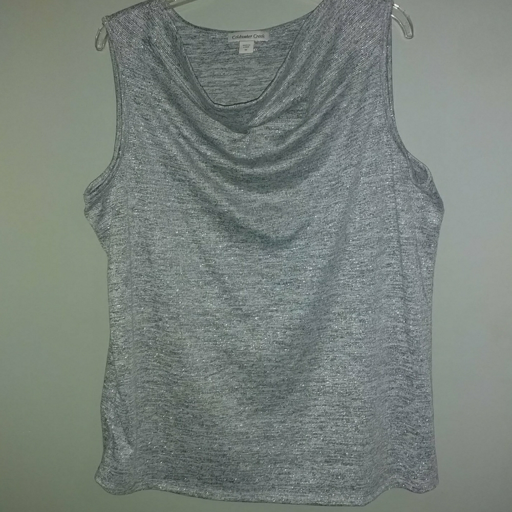 Coldwater Creek silver tank top